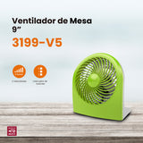 Ventilador de escritorio Mytek 3199, plástico de 9"