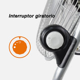 Ventilador de piso 2 en 1 Mytek 3306, metálico de 20"