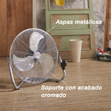 Ventilador de piso 2 en 1 Mytek 3306, metálico de 20"