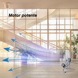Ventilador de piso 2 en 1 Mytek 3306, metálico de 20"