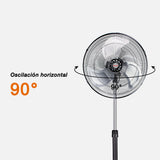 Ventilador industrial de pedestal 3 en 1 Mytek 3315, metalico de 18"