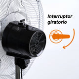 Ventilador de pedestal Mytek 3328, metálico de 20"