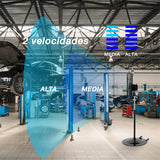Ventilador industrial de pedestal Mytek 3341, metálico de 30"
