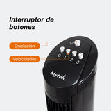 Ventilador de torre Mytek 3352, plástico de 29"