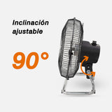 Ventilador de piso 2 en 1 Mytek 3357, metálico de 10"