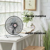Ventilador de piso 2 en 1 Mytek 3357, metálico de 10"