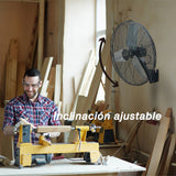Ventilador industrial de pared Mytek 3363, metálico de 30"
