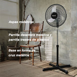 Ventilador de pedestal Mytek 3369, metálico de 16"