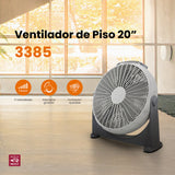 Ventilador de piso, Mytek 3385 plástico de 20"