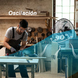 Ventilador 2 en 1, Mytek 3386 metálico de 18"