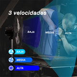Ventilador industrial de pedestal Mytek 3396, metálico de 20"