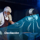 Ventilador industrial de pedestal Mytek 3396, metálico de 20"