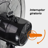 Ventilador industrial de pedestal Mytek 3396, metálico de 20"