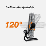 Ventilador de piso 2 en 1 Mytek 3406, metálico de 20"