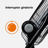 Ventilador de piso 2 en 1 Mytek 3406, metálico de 20"
