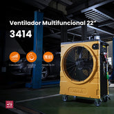 Ventilador Industrial Multifuncional Mytek 3414 de 22"