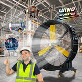 Ventilador Industrial Tipo Tambor Mytek 3410 de 48"