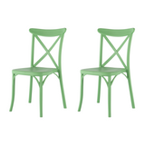 Silla sin Descansabrazos X Chair, Lagoon 7061 SET de 2 piezas