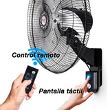 Ventilador de pared Mytek 3420 Super, metálico de 20", con control remoto