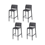 Banco para barra Rue, Lagoon 7036B con protector UV, altura 75 CM, SET de 4 piezas