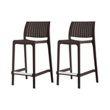 Banco de cocina Rue, Lagoon 7036C con protector UV, altura 65 CM, SET de 2 piezas