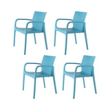 Silla con Descansabrazos Alissa, Lagoon 7050, SET de 4 piezas