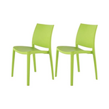 Silla sin Descansabrazos Sensilla, Lagoon 7052, SET de 2 piezas