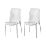 Silla sin Descansabrazos tipo Rattan Rue, Lagoon 7025 SET de 2 piezas