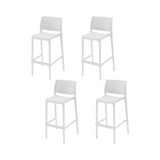 Banco para barra Rue, Lagoon 7036B con protector UV, altura 75 CM, SET de 4 piezas