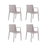 Silla con descansabrazos Milos, Lagoon 7203A, SET de 4 piezas