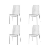 Silla sin Descansabrazos tipo Rattan Rue, Lagoon 7025 SET de 4 piezas