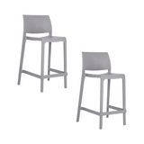 Banco de cocina Sensilla, Lagoon 7211C con protector UV, altura 65 CM, SET de 2 piezas