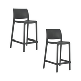 Banco de cocina Sensilla, Lagoon 7211C con protector UV, altura 65 CM, SET de 2 piezas