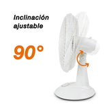 Ventilador de mesa Mytek 3157, plástico de 16"