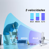 Ventilador de piso 2 en 1 Mytek 3306, metálico de 20"