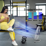 Ventilador de piso 2 en 1 Mytek 3348, metálico de 18"