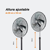 Ventilador de pedestal 3 en 1 Mytek 3398 PLUS, metálico de 20"