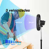 Ventilador de pedestal Mytek 3404 X-Treme, plástico de 18"