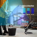 Ventilador de piso 2 en 1 Mytek 3406, metálico de 20"