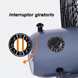 Ventilador industrial de pedestal Mytek 3421, metálico de 30"