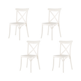 Silla sin Descansabrazos X Chair, Lagoon 7061 SET de 4 piezas