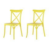 Silla sin Descansabrazos X Chair, Lagoon 7061 SET de 2 piezas